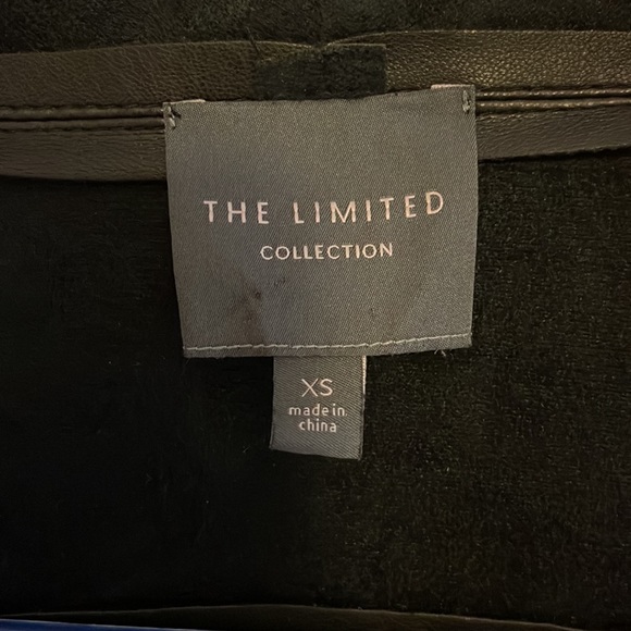 The Limited Collection Pleather and faux suede jacket -Size XS - Picture 6 of 8